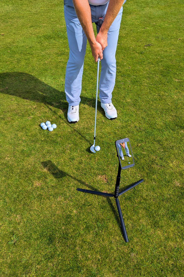 Tour Pro Golf Pod 3.0 Height Adjustable Magnetic Phone Tripod & Spike