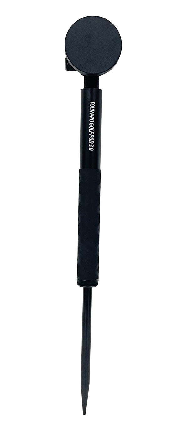 Tour Pro Golf Pod 3.0 Height Adjustable Magnetic Phone Tripod & Spike