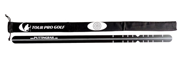 PUTTING RAIL Game Changing Training Aid Guaranteed to Improve your Putting Rapidly. Aluminium Straight Putter Ruler Improve Alignment, Start Line & Putting Stroke Indoor or Outdoor. A Great Golf Gift.
